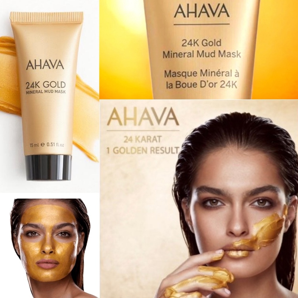 AHAVA 24K Gold Mineral Mud Mask